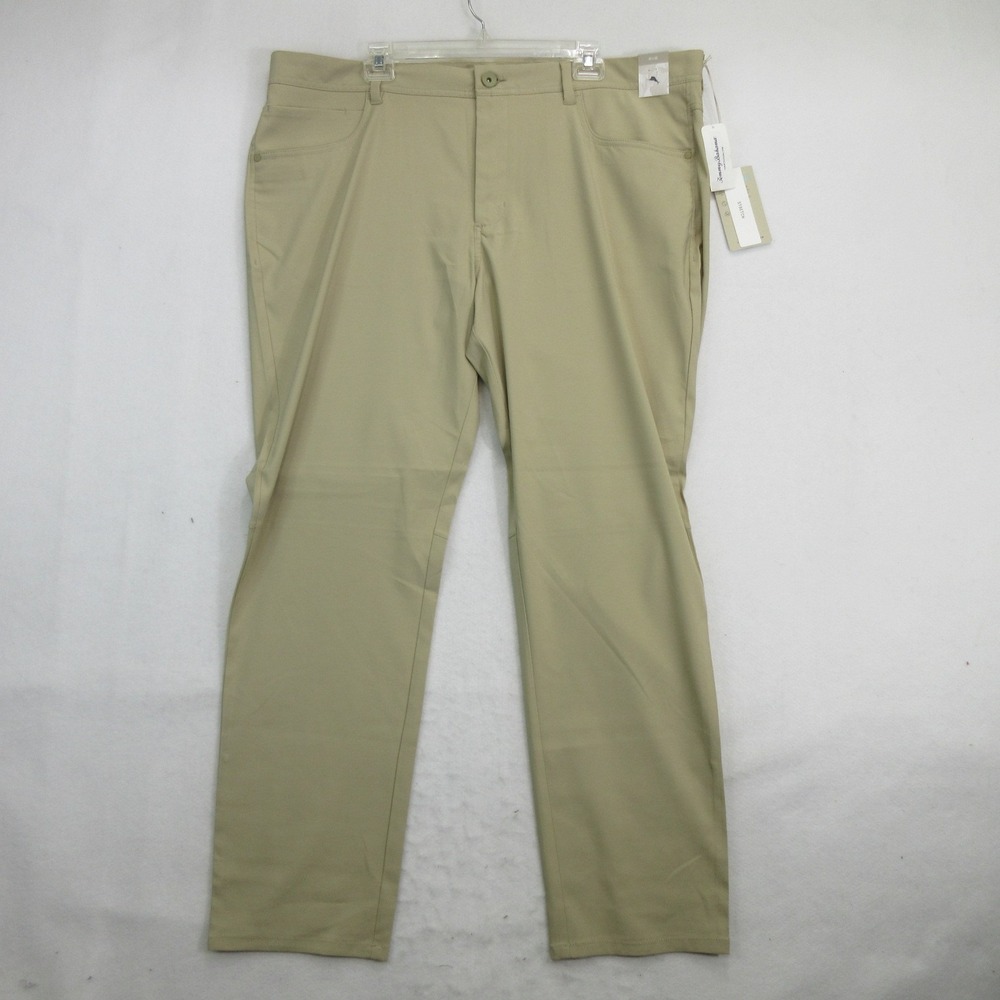 Tommy Bahama Men's Pants 42x32 IslandZone Performance 5-Pocket Khaki Stretch New